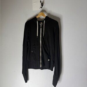 Vuori Halo Black Full Zip Hoodie Size Medium